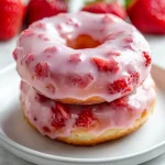 Baked Strawberry Cake Donuts