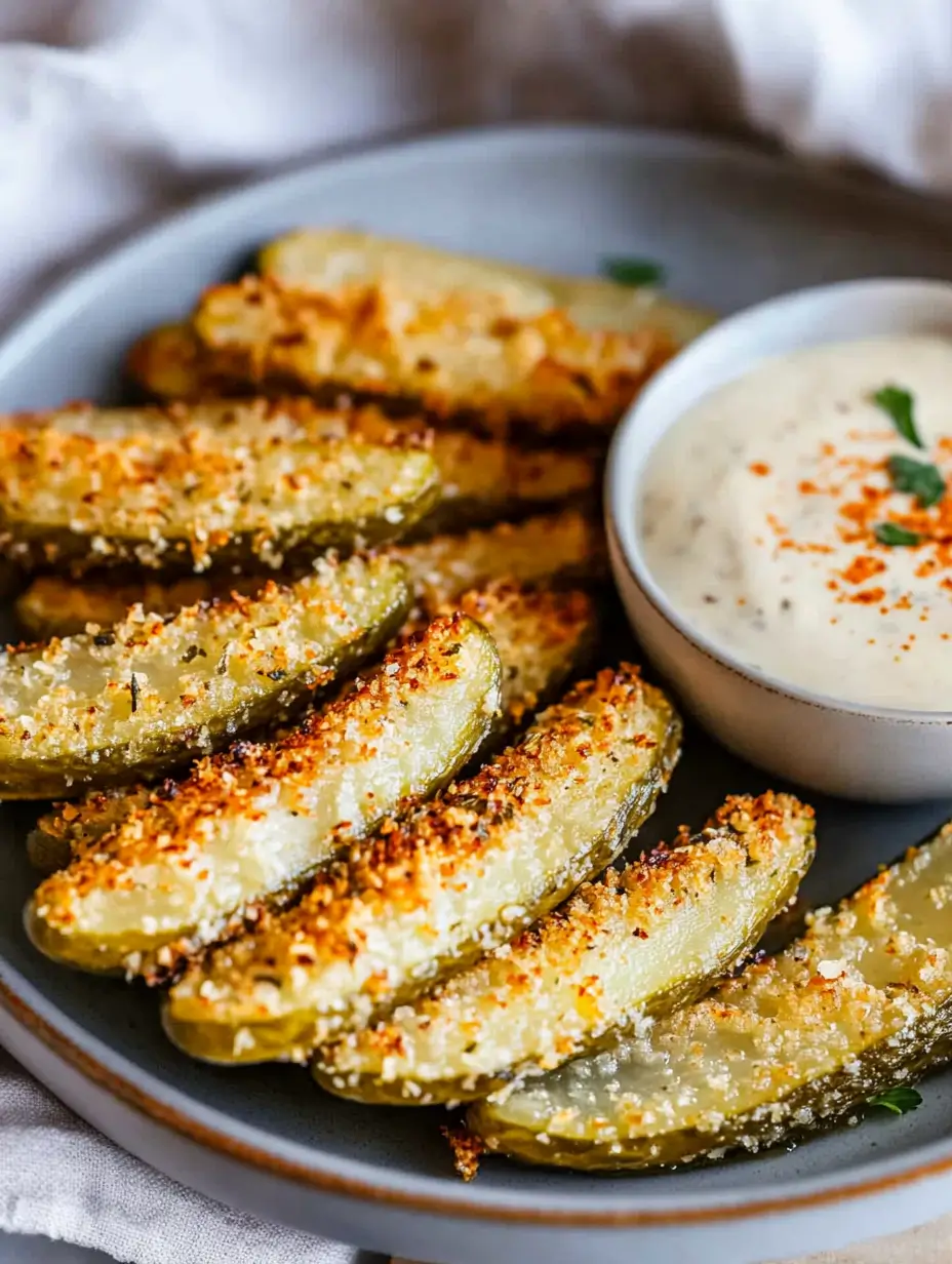 Crispy air fryer pickles