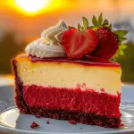 Strawberry Red Velvet Cheesecake