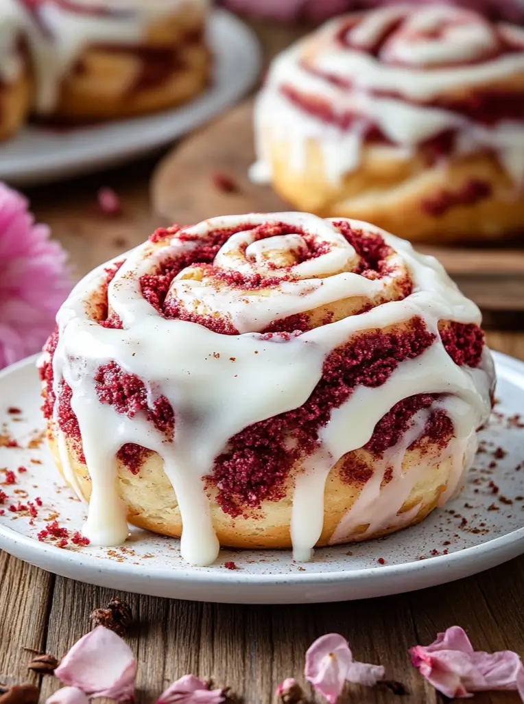 Red Velvet Cinnamon Rolls