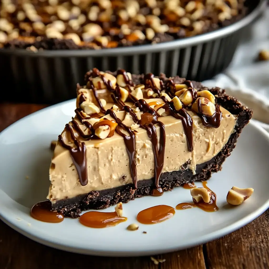 No-Bake Peanut Butter Pie with Oreo Crust