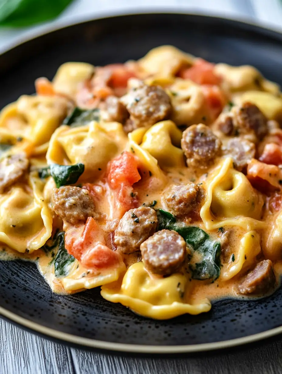 Tortellini with Turkey Sausage