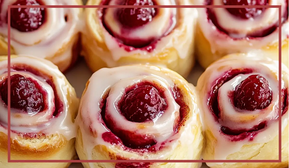 Raspberry Cinnamon Rolls