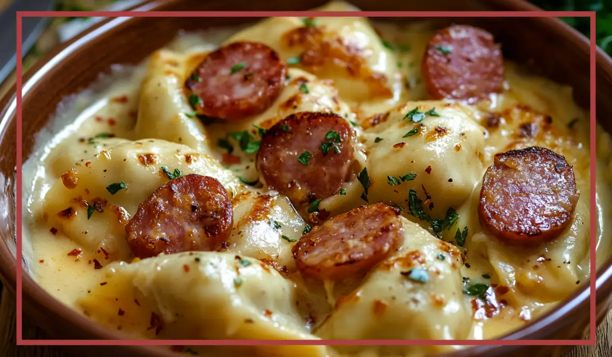 Crockpot Pierogi Casserole