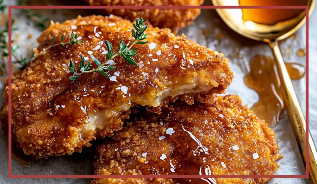 Baked Crunchy Hot Honey Chicken