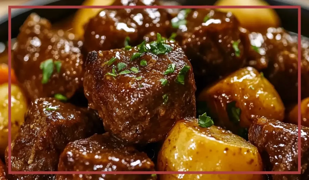Slow Cooker Garlic Butter Beef