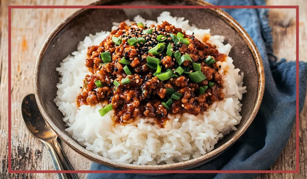 Korean-style ground turkey