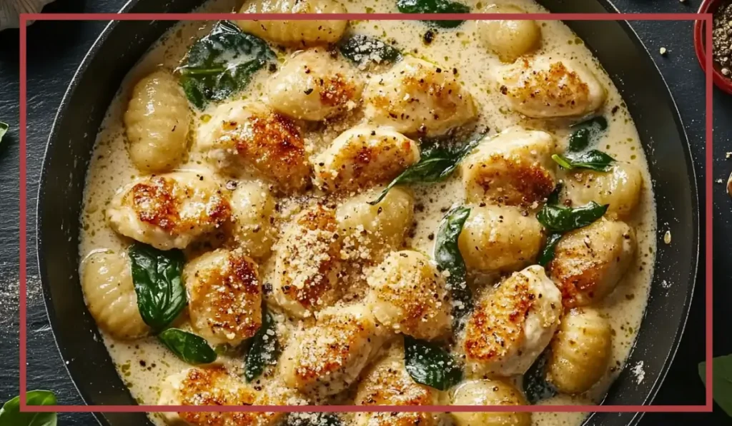 Garlic Butter Chicken Gnocchi