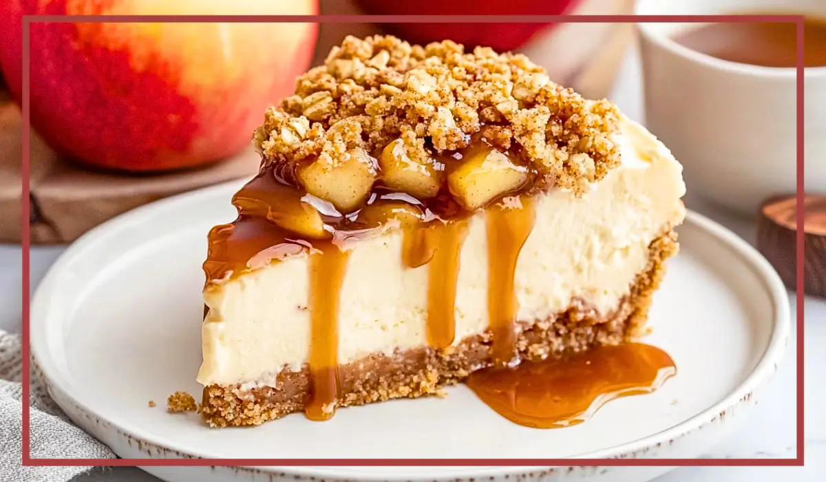 Apple Crisp Cheesecake