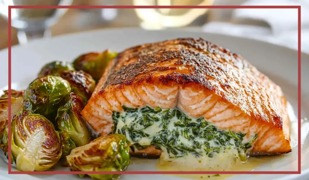 Spinach Cream Cheese Salmon
