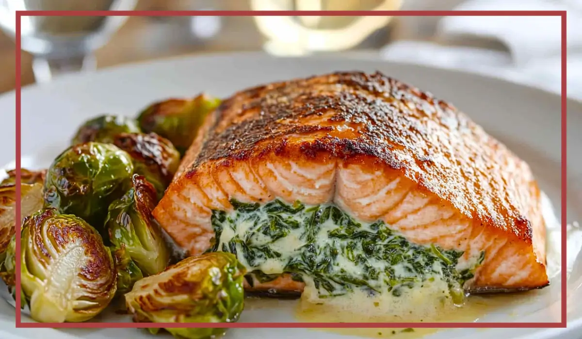Spinach Cream Cheese Salmon