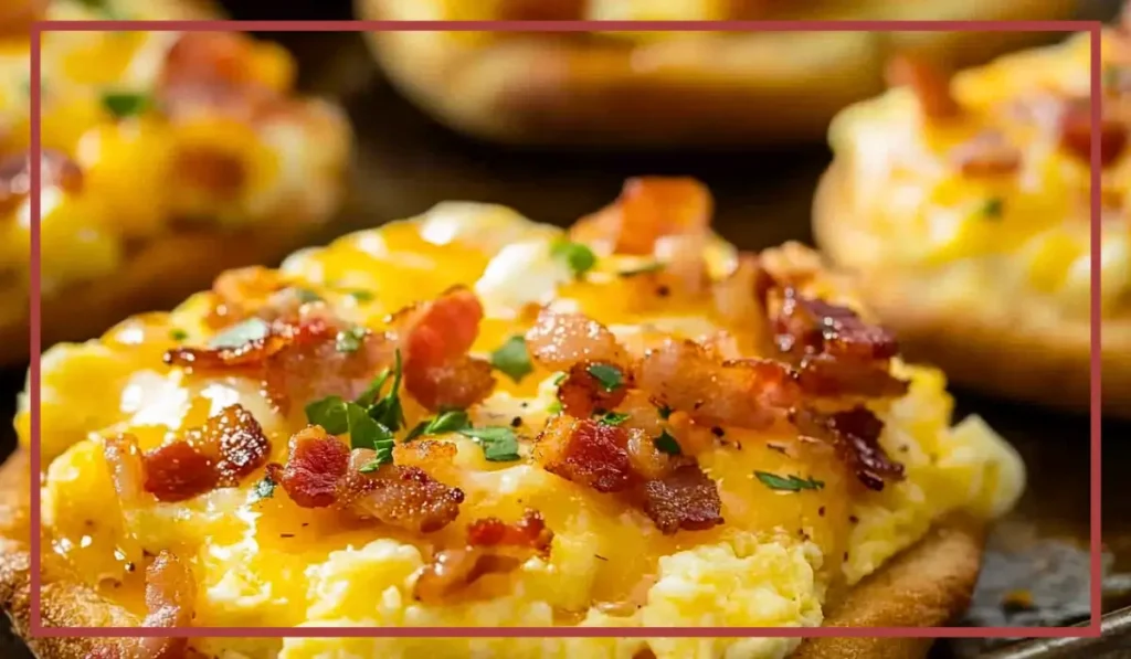 English Muffin Breakfast Pizzas