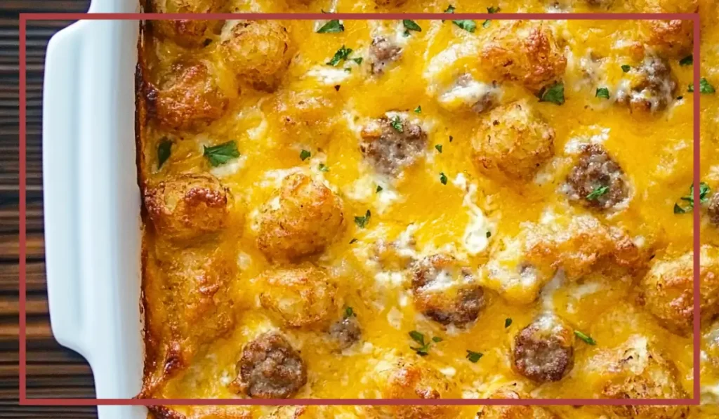 Cheesy Tater Tot Casserole