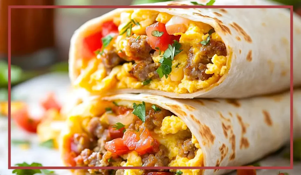 Freezer-friendly breakfast burritos