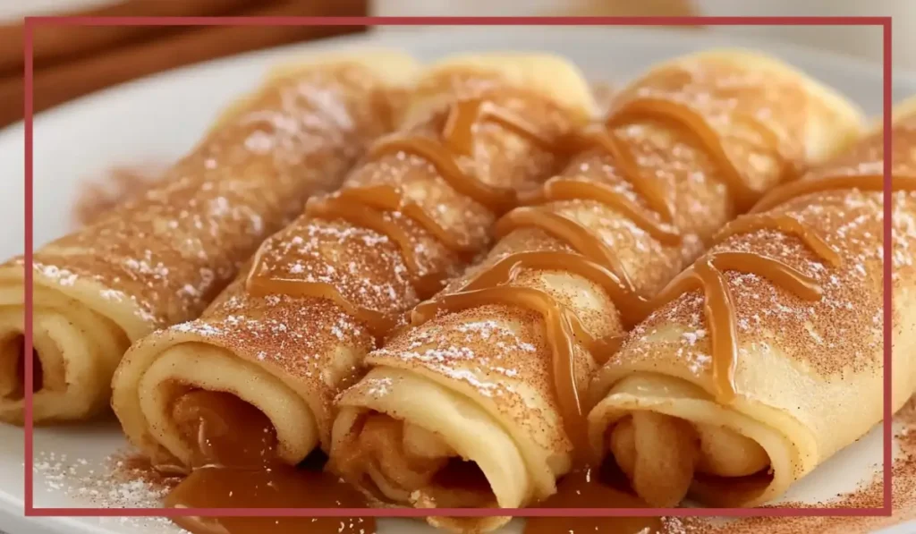 Cinnamon Roll Protein Crêpes