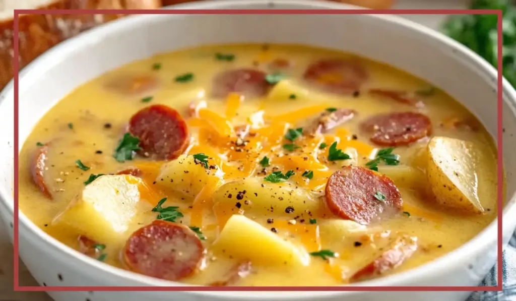 Creamy Potato Kielbasa Soup