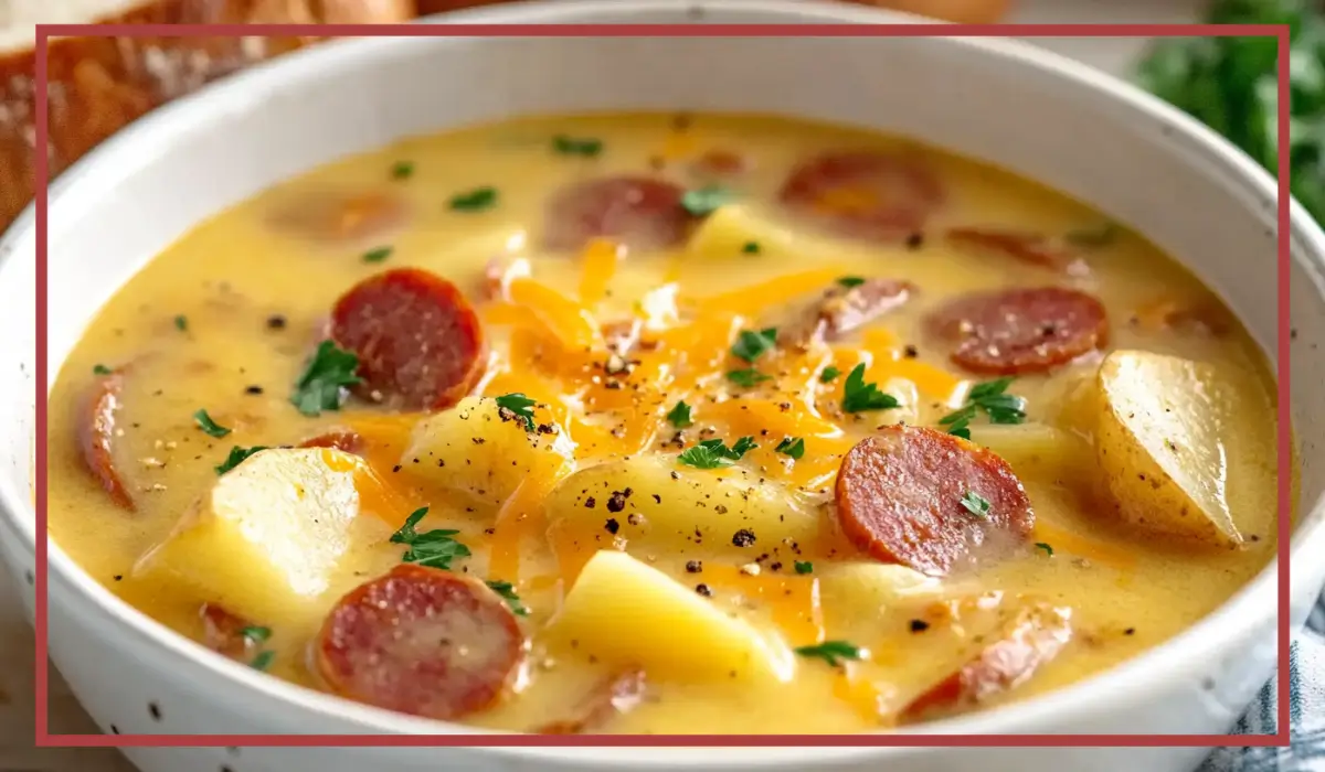 Creamy Potato Kielbasa Soup