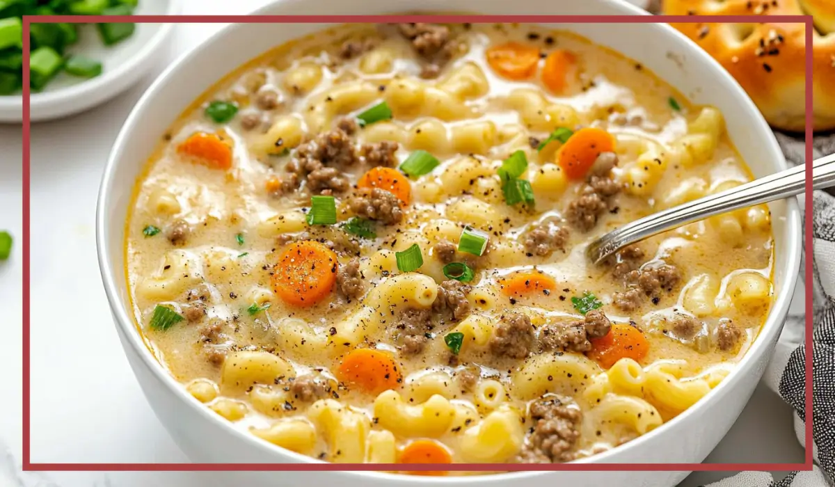 Cheeseburger Soup Recipe