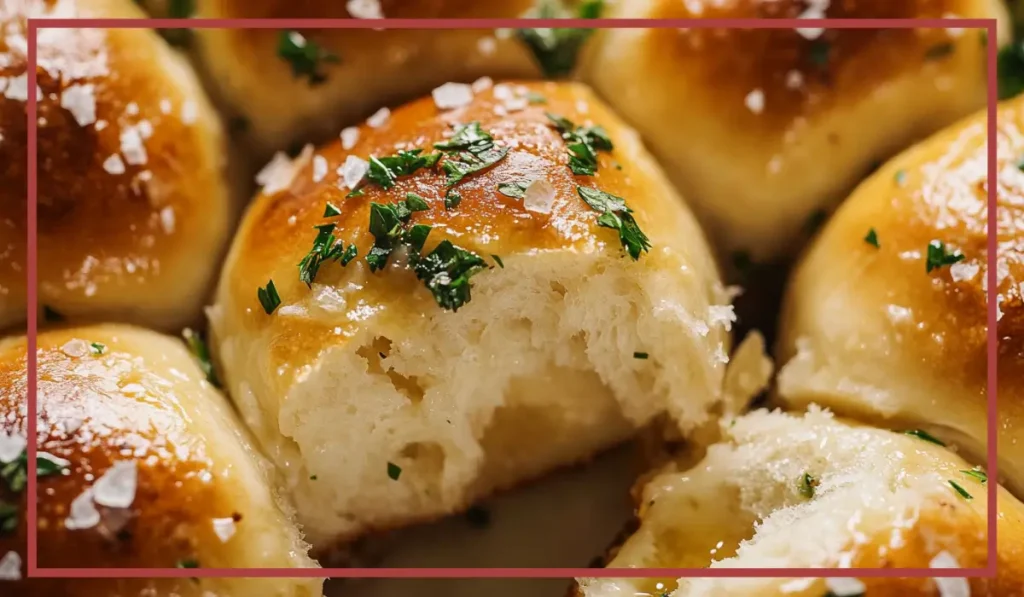 Soft garlic rolls