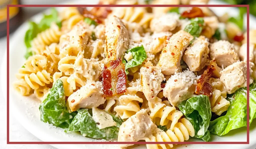 Chicken Caesar Pasta Salad