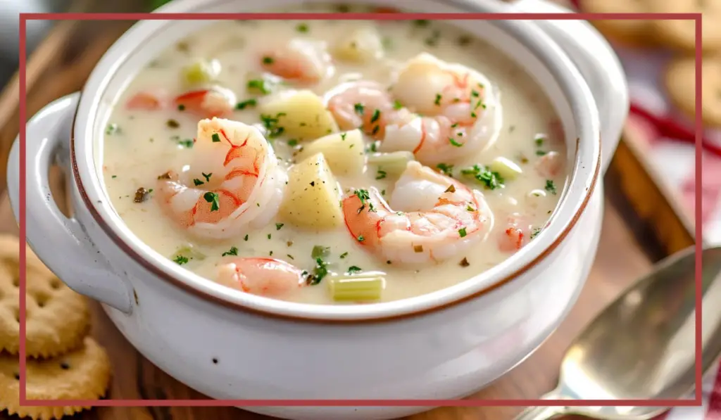 Creamy seafood chowder