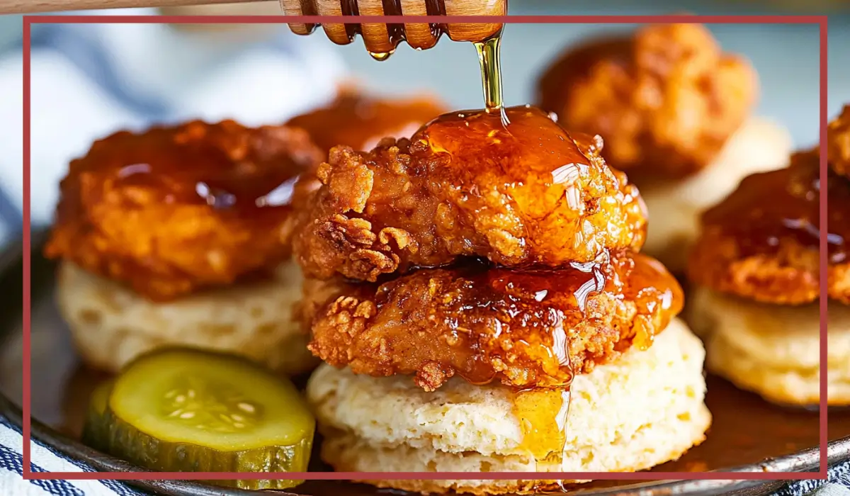 Hot Honey Chicken Biscuits