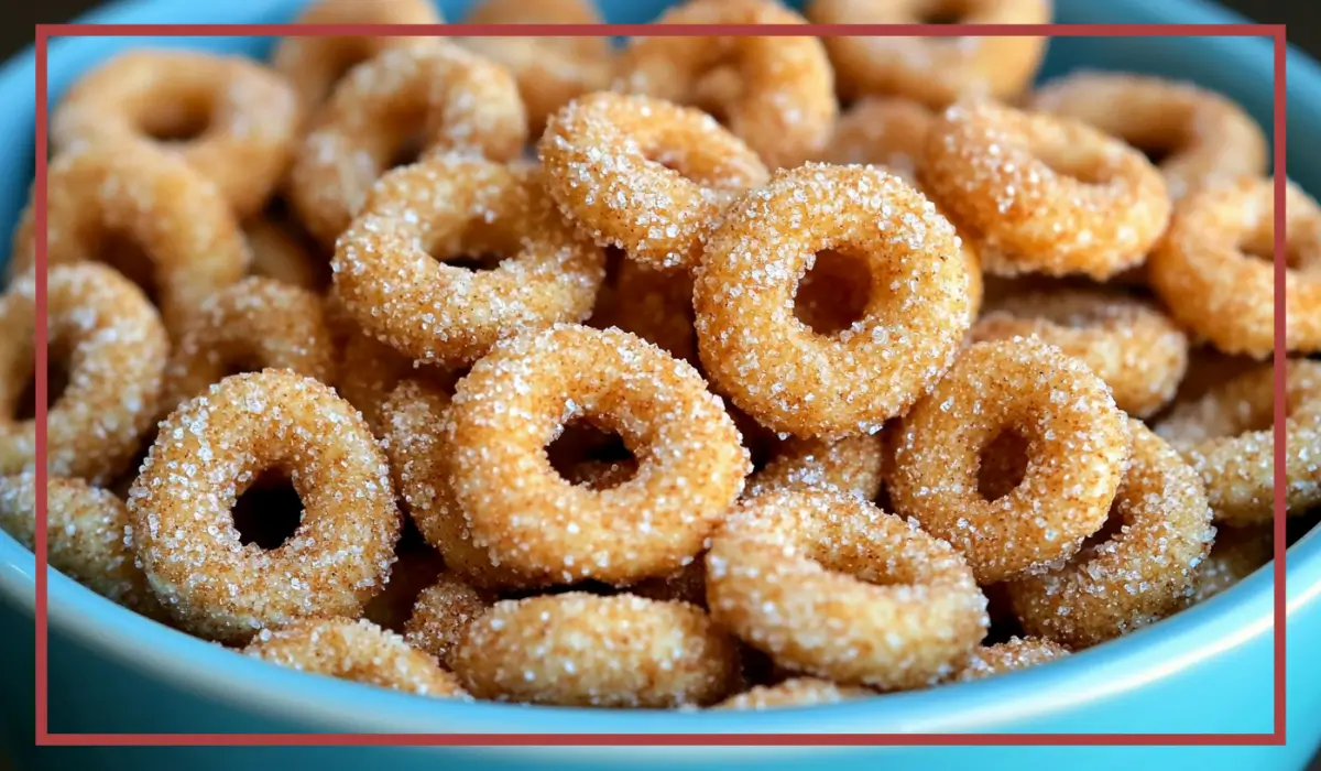 Mini Doughnut Fried Cheerios