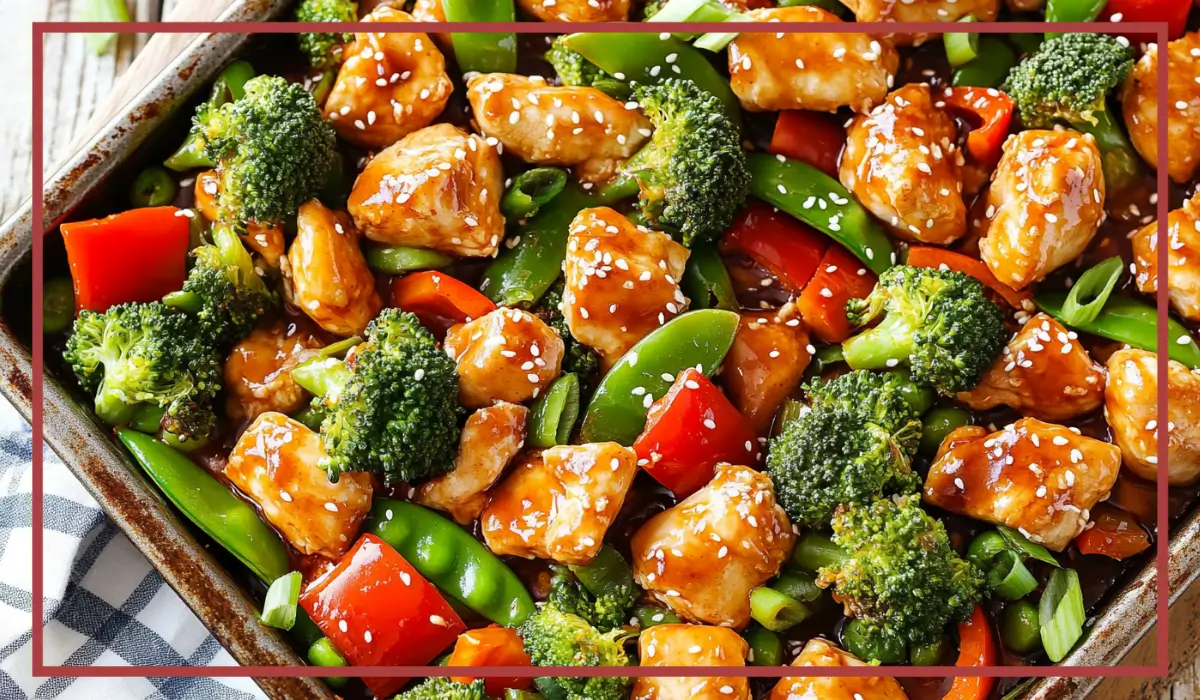 Sheet Pan Sesame Chicken
