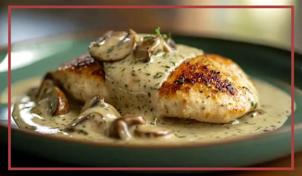 Creamy Garlic Mushroom Chicken
