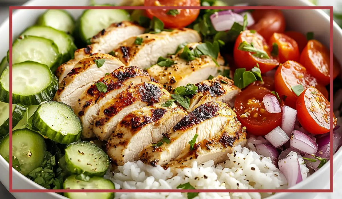 Healthy Greek Chicken Bowls