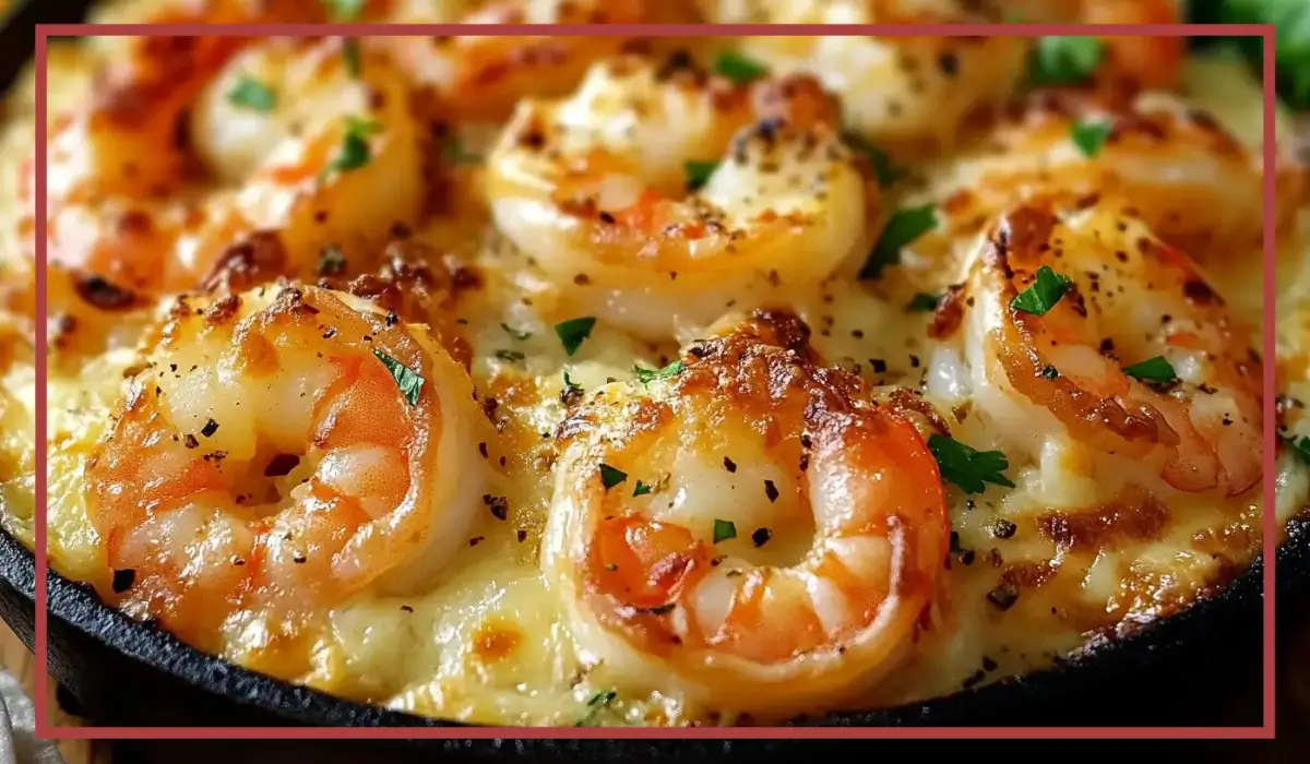 Garlic Shrimp Gratin