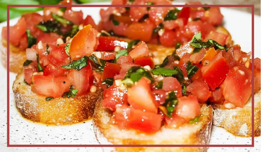 Bruschetta with tomato