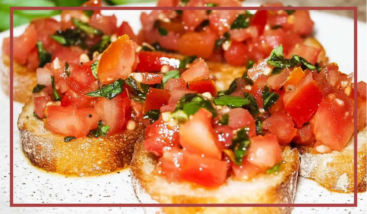 Bruschetta with tomato