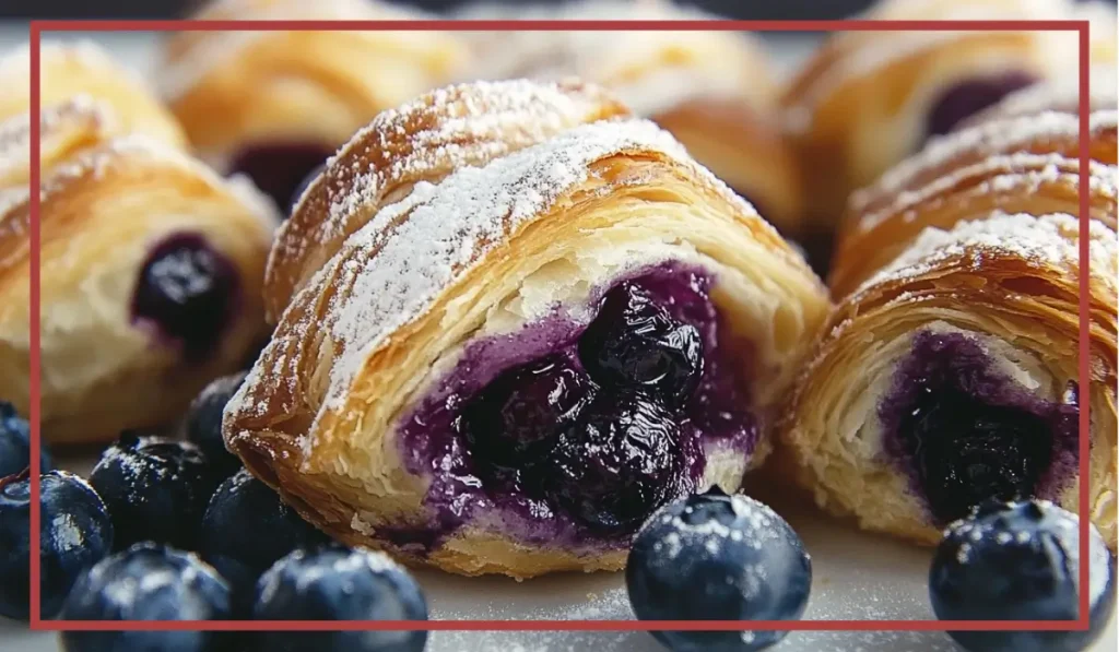 Blueberry Cream Cheese Puff Pastry