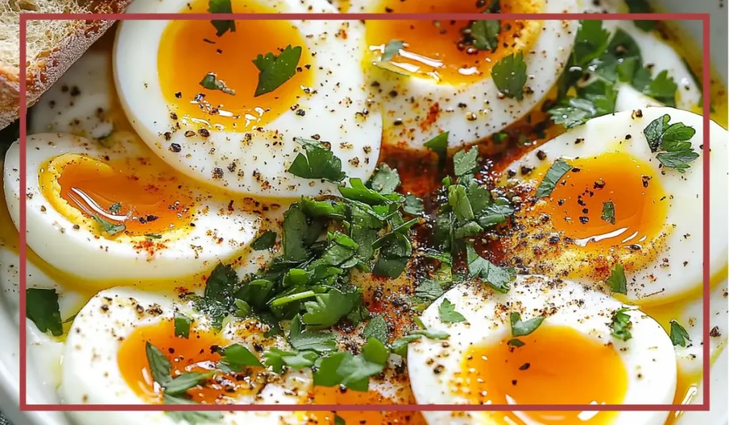 Jammy eggs recipe