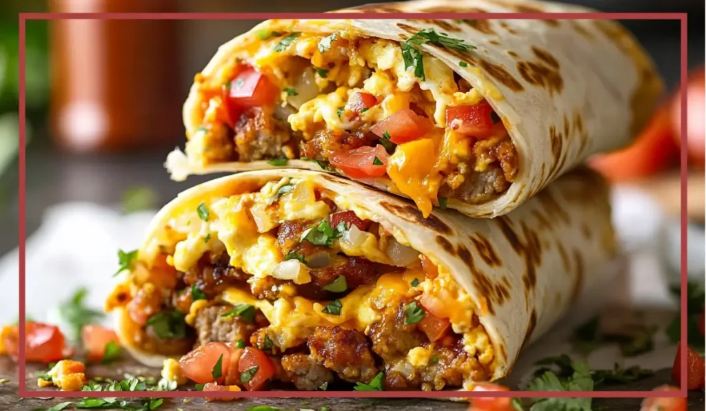 Freezer Breakfast Burritos