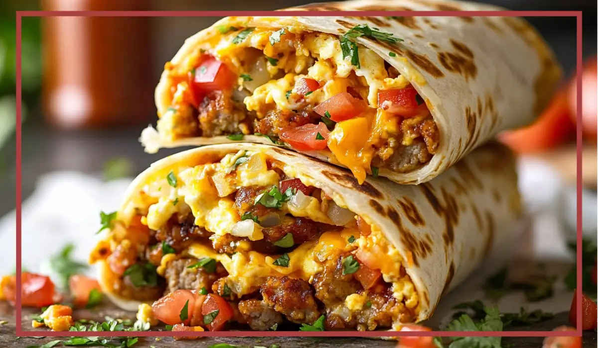 Freezer Breakfast Burritos