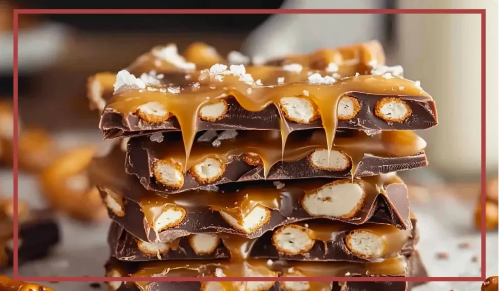 Salted Caramel Pretzel Bark
