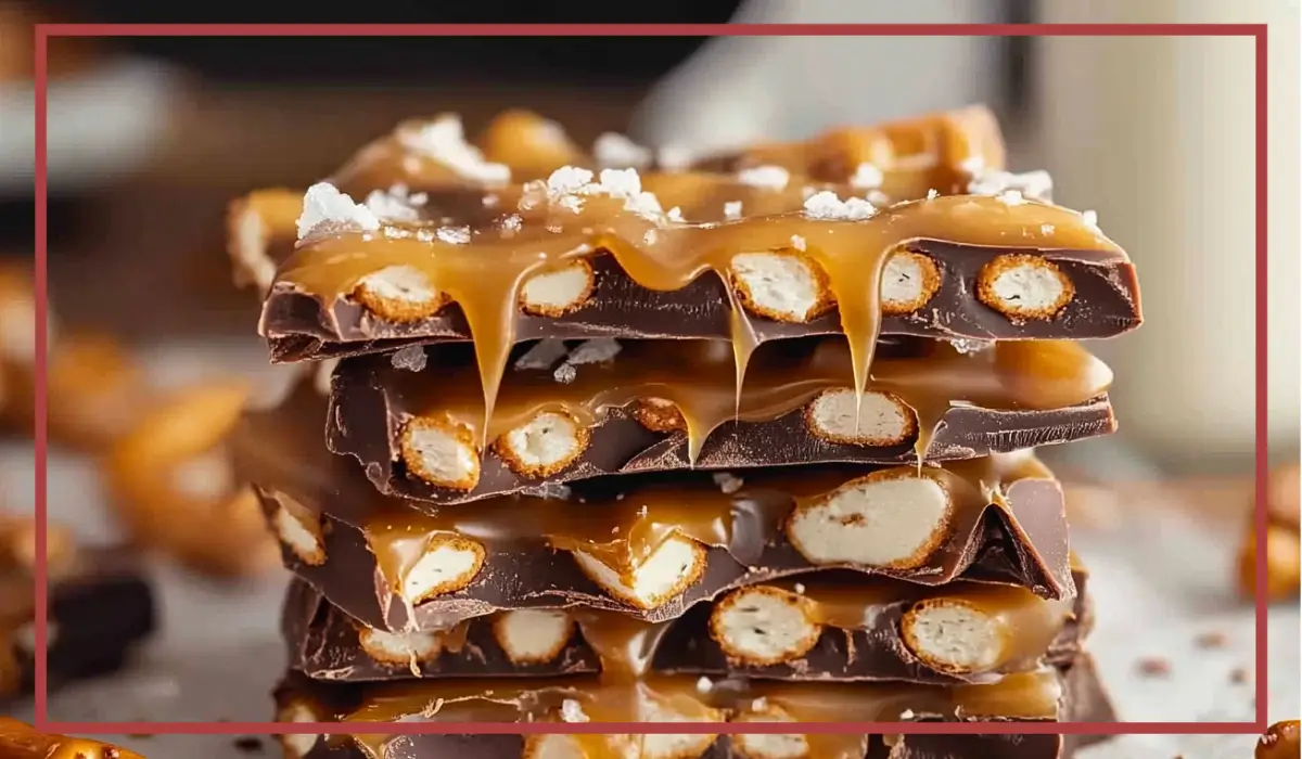 Salted Caramel Pretzel Bark