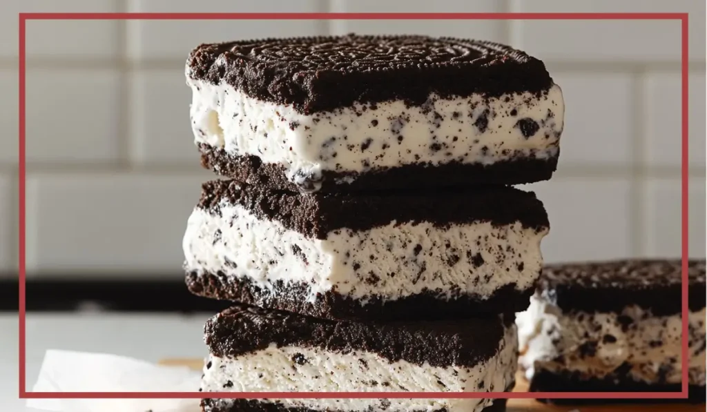 Oreo Ice Cream Sandwiches