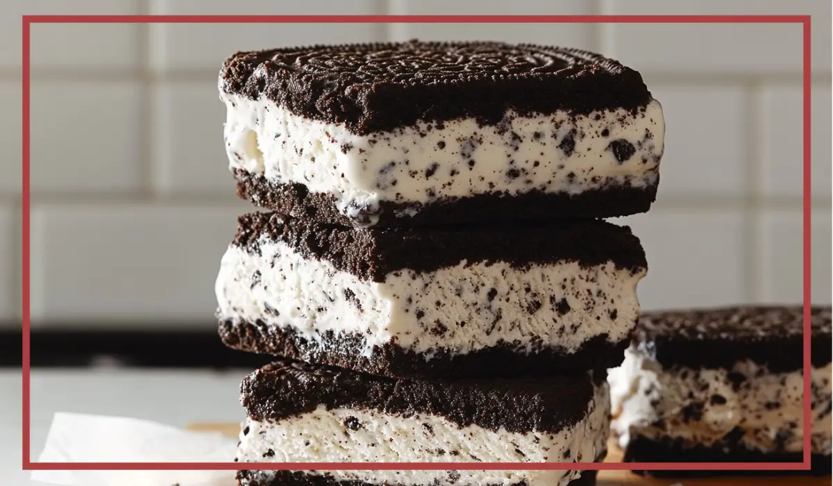 Oreo Ice Cream Sandwiches