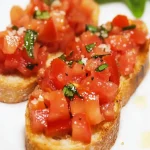 Bruschetta with tomato