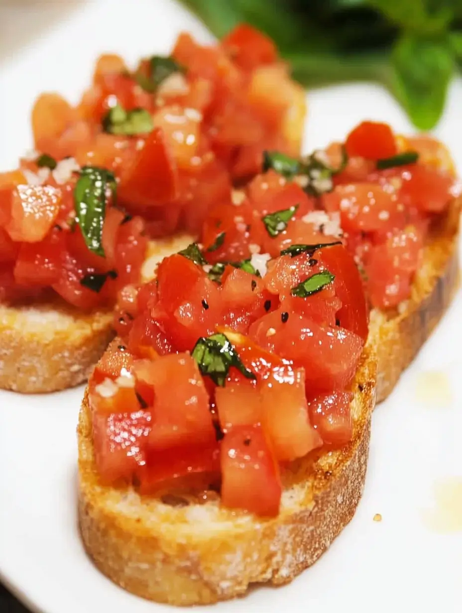 Bruschetta with tomato
