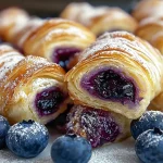 Blueberry Cream Cheese Puff Pastry