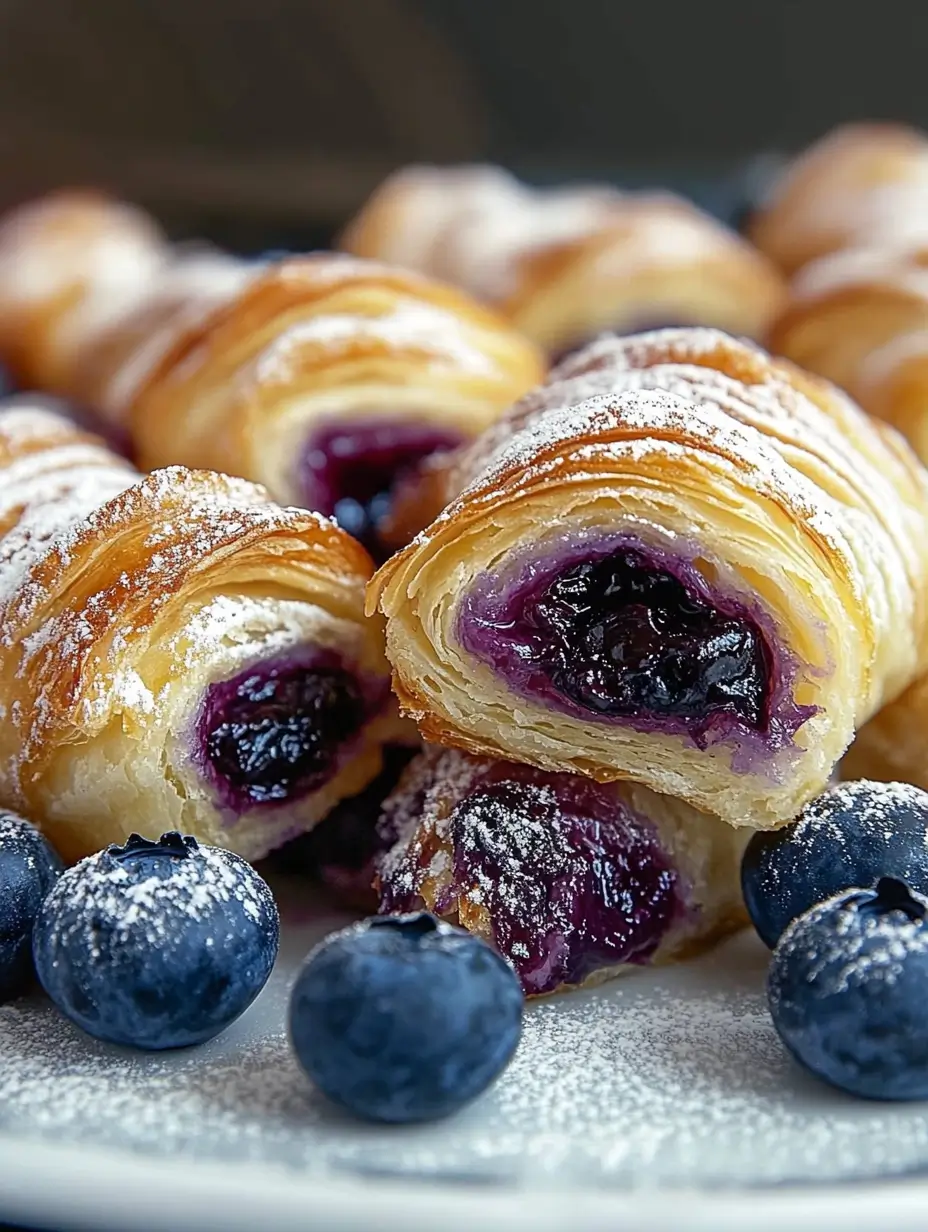 Blueberry Cream Cheese Puff Pastry