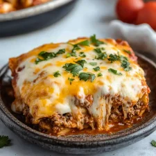 Beef Enchilada Casserole with Corn Tortillas – A Hearty, Cheesy, and Flavorful Dish