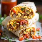 Freezer-friendly breakfast burritos