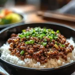 Korean Ground Beef Bowl