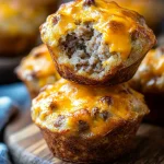 Cheesy Sausage Muffins