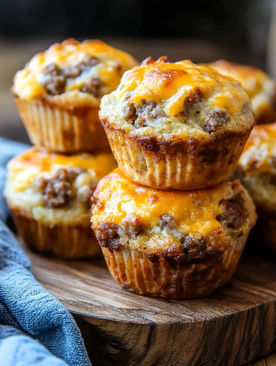 Cheesy Sausage Muffins
